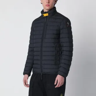 Parajumpers Black Ugo short quilted down jacket