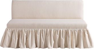 Ballard Designs Bristol 60-Inch Bench with Ruffle Skirt - Ballard Designs
