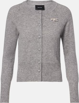 Simone Rocha Embellished cashmere cardigan