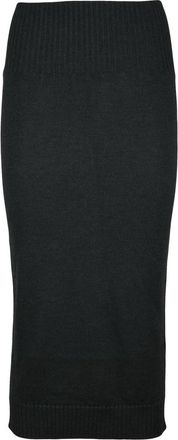 Max Mara Melk Kokerrok - Dames - Kokerrokken - Zwart - S - Wol - Rokken