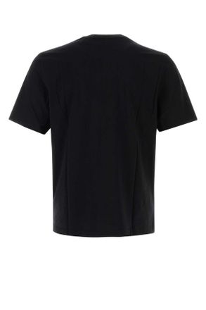 Maison Kitsun&eacute; Pm00107kj7026 P199 Black Cotton T-Shirt T-shirts And Polos