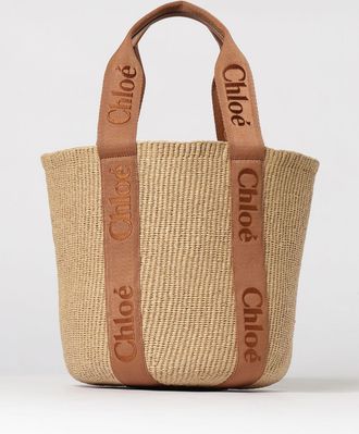 Chlo&eacute; Borsa Woody Mifuko x Chlo&eacute; in rafia