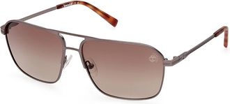Timberland TB9316 Polarized 13H Mens Sunglasses Grey Size 61