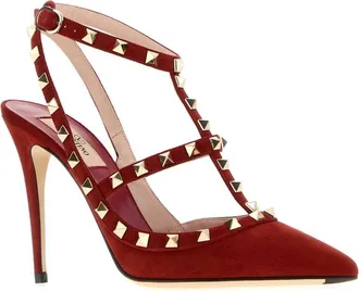 Valentino Garavani Strap Pump - Red
