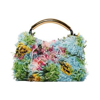 Moschino Handbags, female, Multicolor, Size: ONE SIZE Flower Power Borsa