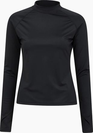 Mountain Warehouse Womens Mountain Warehouse Womens/Ladies Long-Sleeved Rash Guard - Black - Size: 16