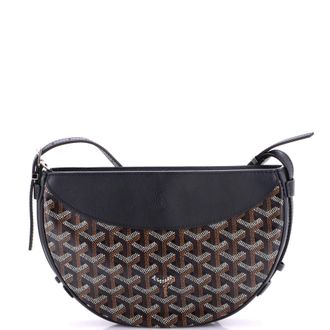 Goyard Hirondelle Shoulder Bag Coated Canvas and Leather