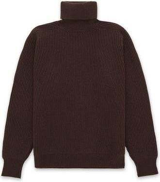 Fortela Brighton High Neck Jumper in Dark Brown at Nordstrom, Size X-Large Eu