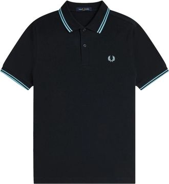 Fred Perry M3600 Twin-Tipped Polo - Heren - Polos - Blauw - XL - Katoen - Tops