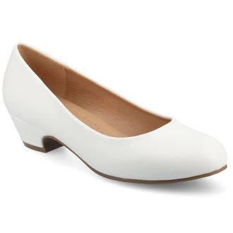 Journee Collection Women & apos;s Comfort Saar Medium and Wide Width Pumps