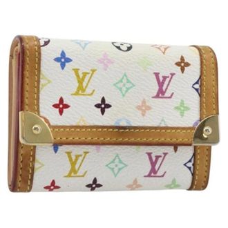 Louis Vuitton Pre-owned Monogram Multicolor Coin Purse - Dames - Pre-owned - Veelkleurig - Maat: ONE Size Leer