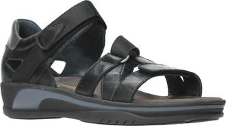 Wolky Desh Sandal in Black Savana Leather at Nordstrom, Size 11Us