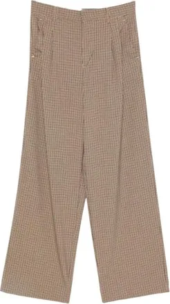 White Sand Broeken, Dames, Bruin, 2Xs, Wide Broeken