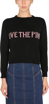 Alberta Ferretti Crew Neck Sweater-Donna