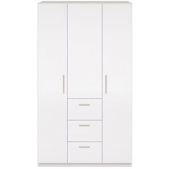 No Brand Armario Ward 3 Puertas Blanco Brillo 120cm (ancho) X 200cm (alto)