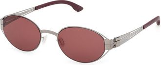 Ic! Berlin IC0062 Noemi 02S Mens Sunglasses Grey Size 54