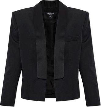Balmain Wolblazer - Dames - Blazers - Zwart - XS - Wol - Jassen
