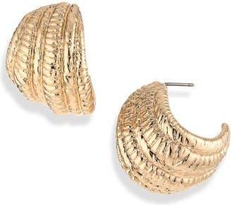 Nordstrom Rack Textured Post Earrings in Gold at Nordstrom Rack