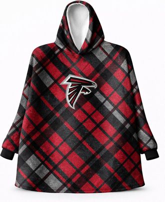 Atlanta Falcons NFL Team Cozy Sherpa Hoodie - One Size Fits Most