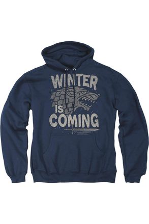 Gildan Game Of Thrones Winter Is Coming Adult Pull Over Hoodie / Hooded Sweatshirt