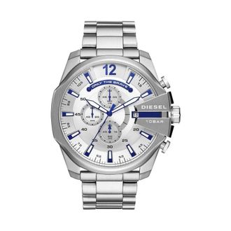Diesel Accessoires, Heren, Grijs, ONE Size, Dz 4477 Mega Chief Chronograph