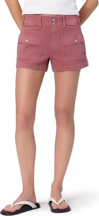 Paige Olivia Cargo Shorts in Vintage Brick Berry at Nordstrom, Size 34