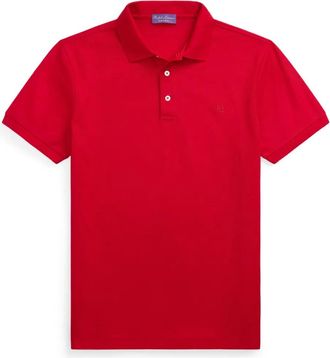 Ralph Lauren Purple Label Polo in piqué - Rosso
