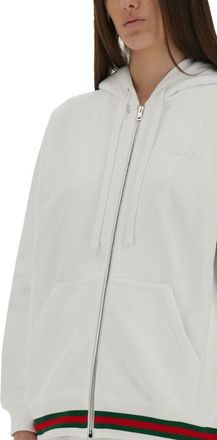 Gucci Web Sweatshirt - White