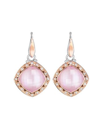 Tacori Tacori Lilac 18K Rose Gold & Silver 9.63 Ct. Tw. Diamond & Quartz Earrings