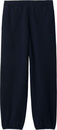 Burberry logo-appliqu&eacute; cotton track pants - men - Cotton/Cotton - S - Blue