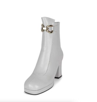 Jeffrey Campbell Womens Makena Boots In Grey Crinkle