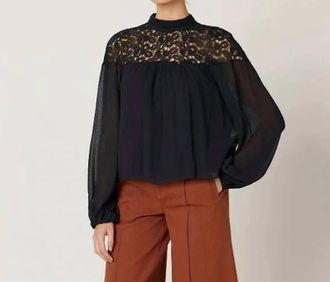 Cleobella Eloise Blouse In Black