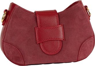 Persaman New York Thalia Suede Shoulder Bag in Dark Red at Nordstrom Rack