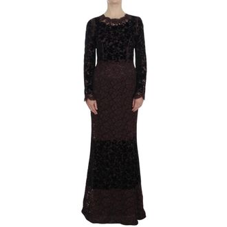 Dolce & Gabbana Dames, Jurken, Zwart, Maat: S Katoen