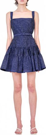 Jonathan Simkhai Layla Mini Dress In Midnight