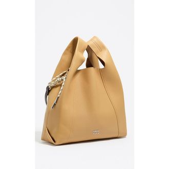 Bimba & Lola Medium Leather Paper Bag in Sahara at Nordstrom