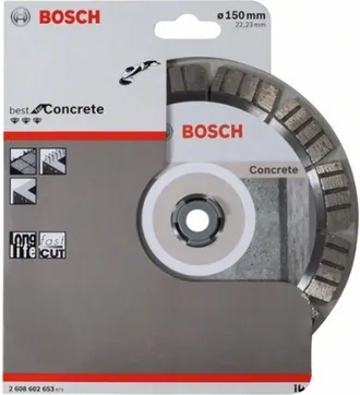 Bosch Profesional 2 608 602 653 - Disco De Corte Diamante Best For Concrete 150 X 22,23 2,4 12 Mm (pack 1)