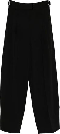 Patrizia Pepe Palazzo Pants With Satin Inserts