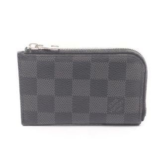 Louis Vuitton Pre-owned Wallets, male, Black, Size: ONE SIZE Pre-owned Portemonnaie Damier Graphite Coin Case