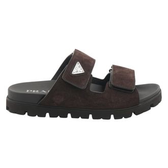 Prada Heren, Schoenen, Bruin, Maat: 41 EU