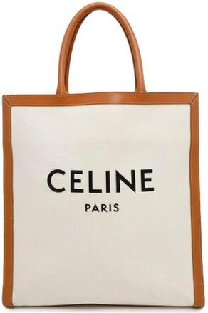 Celine Pre-owned Tote Bags, female, Beige, Size: ONE SIZE Pre-owned Canvas celine-bags