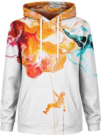 Mr. Gugu & Miss Go Paint Pour Climber Hoodie