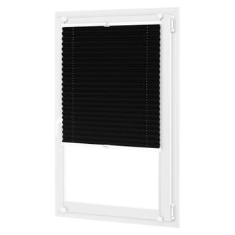 OEM Persiana Plisada 30x200 Cm - Pleat Negro, Instalaci&oacute;n No Invasiva, Perfiles De Aluminio, Alta Calidad Persiana Plisada 118x200 Cm - Pleat Negro, Insta