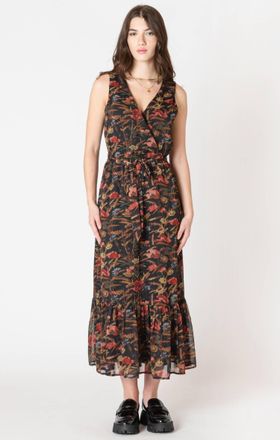 Dex Clothing Marseille Maxi Dress In Black Tape
