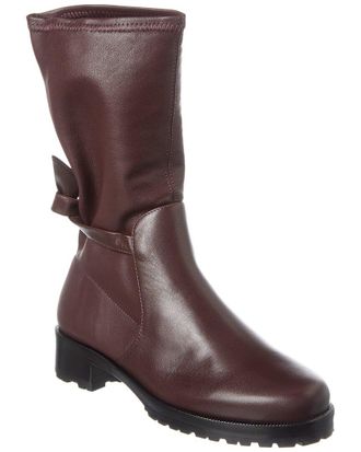 Alexandre Birman Clarita Motorcycle Leather Bootie