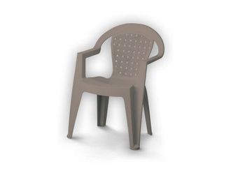 OEM Sill&oacute;n De Jard&iacute;n De Resina Antideslizante Norma Dimaplast Color Gris T&oacute;rtola