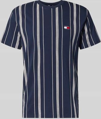 Tommy Jeans Regular Fit T-Shirt aus reiner Baumwolle in Marine, Gr&ouml;&szlig;e XXL