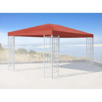 Quick-Star Quick-star - Ersatzdach F&uuml;r Rank Pavillon 3x4m Terra / Rotorange Ral 2001 Ersatzbezug Pavillondach