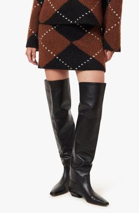 Habitual Argyle Sweater Miniskirt in Brownblack at Nordstrom, Size X-Large
