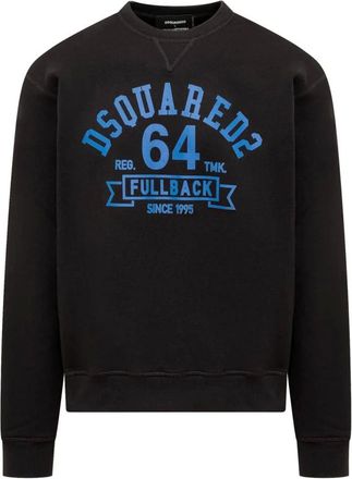 Dsquared2 Sweatshirts, male, Black, Size: L Fashion Sweatshirts for Men and Women